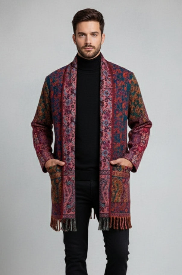 Unisex -  Trippy Vibes Ethnic Fusion Kimono