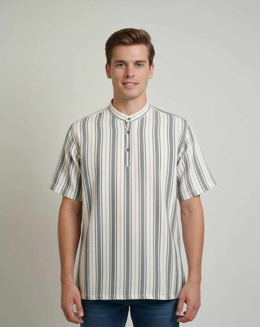 Minimal Stripe Summer Kurta