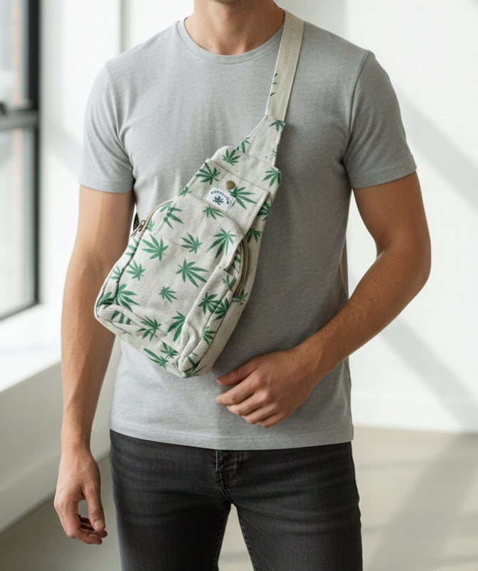 Unisex - Urban Leaf Sling Bag