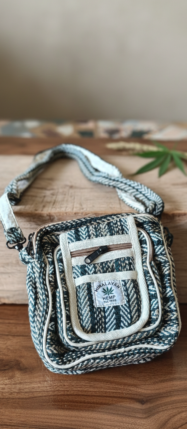 EarthWeave Hemp Crossbody Pouch