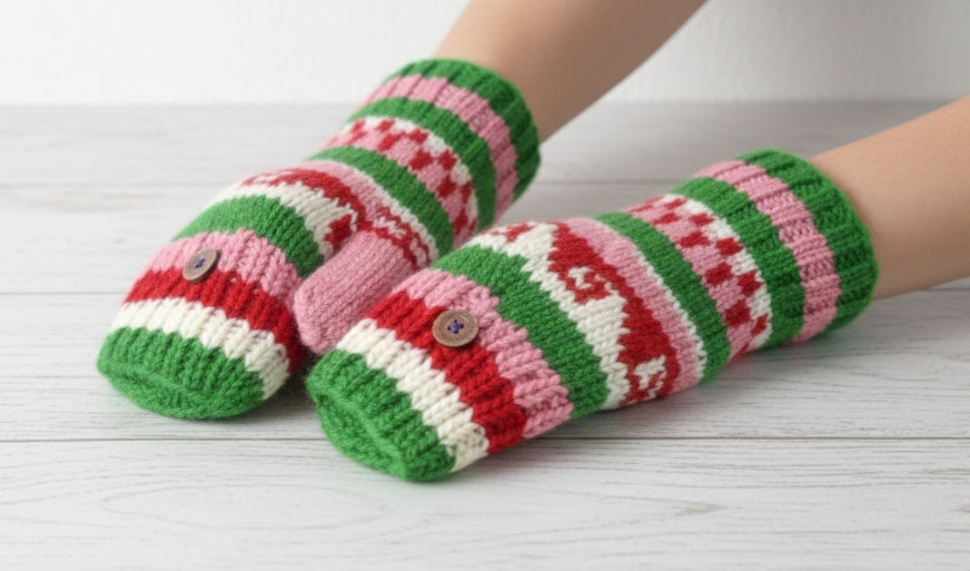 Handmade Winter Warmth Mittens