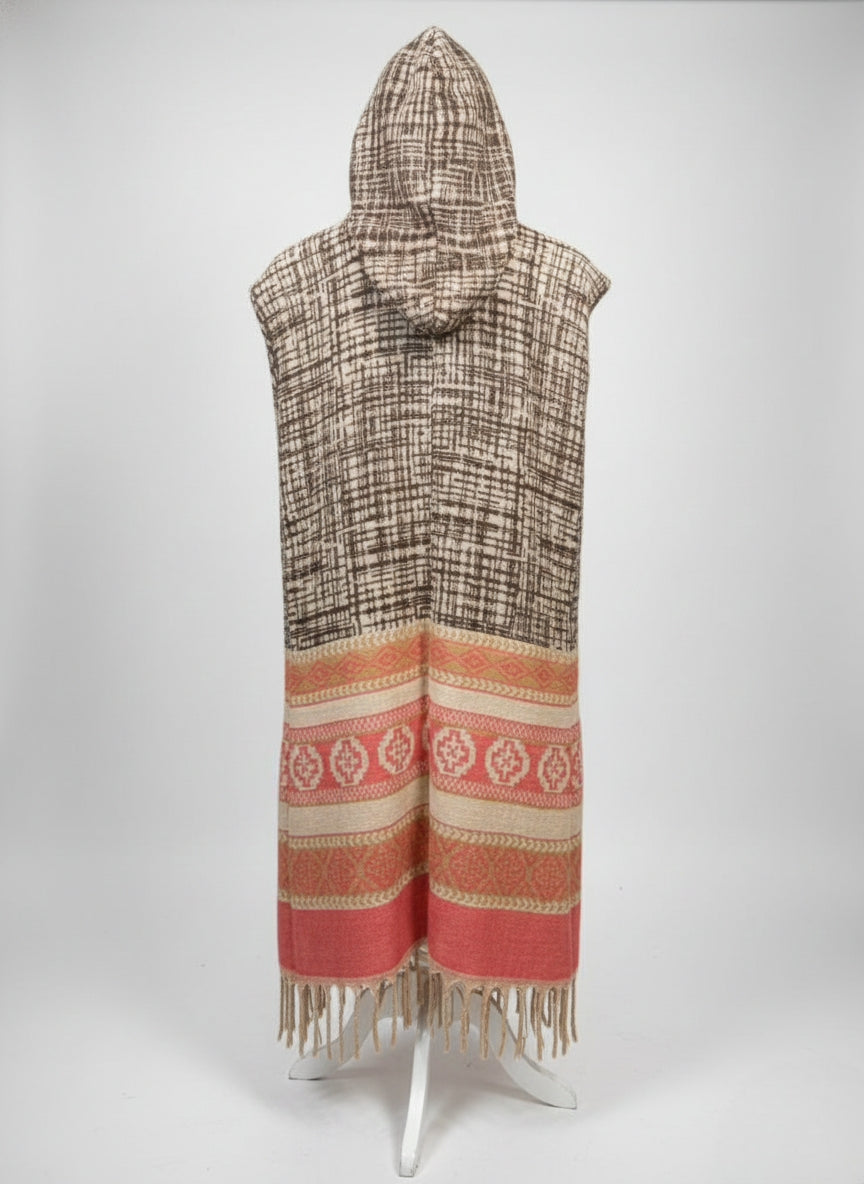 Unisex - Sleeveless Stole Jacket