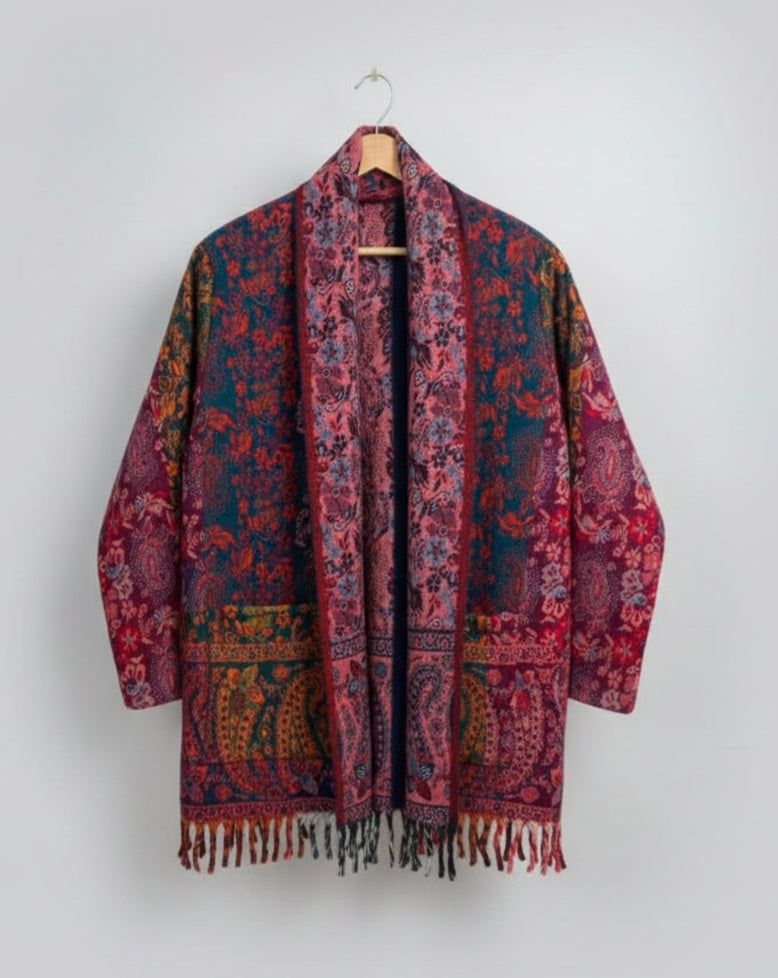 Unisex -  Trippy Vibes Ethnic Fusion Kimono