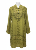 Forest Bloom Embroidered Kurti