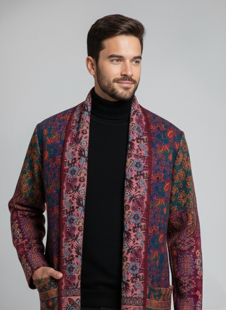 Unisex -  Trippy Vibes Ethnic Fusion Kimono