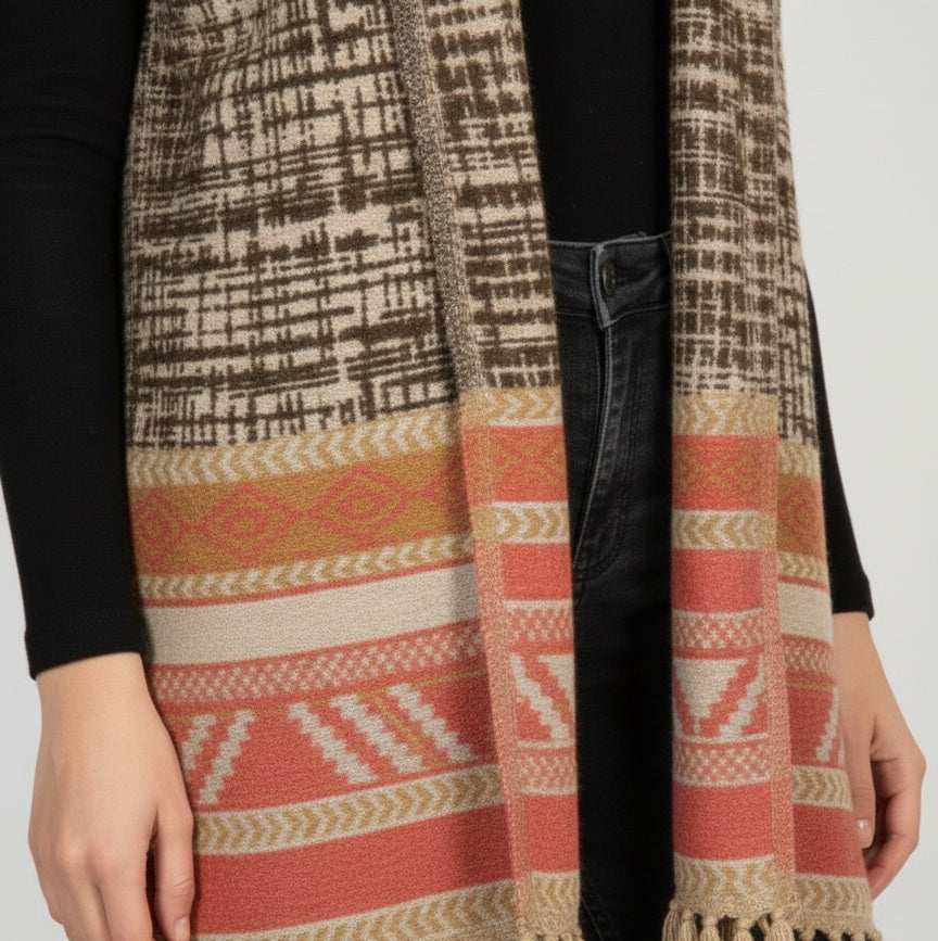 Unisex - Sleeveless Stole Jacket