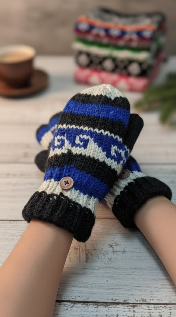 Himalayan Cozy Knit Mittens