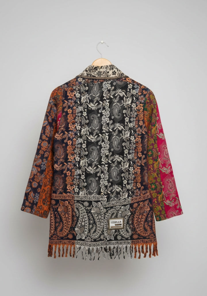 Unisex - Reversible Trippy Vibes Ethnic Fusion Kimono