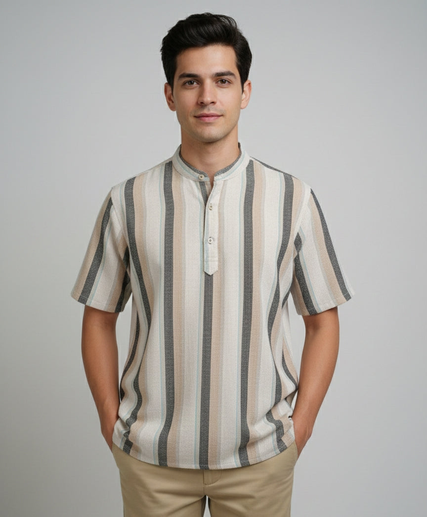 Minimal Stripe Summer Kurta
