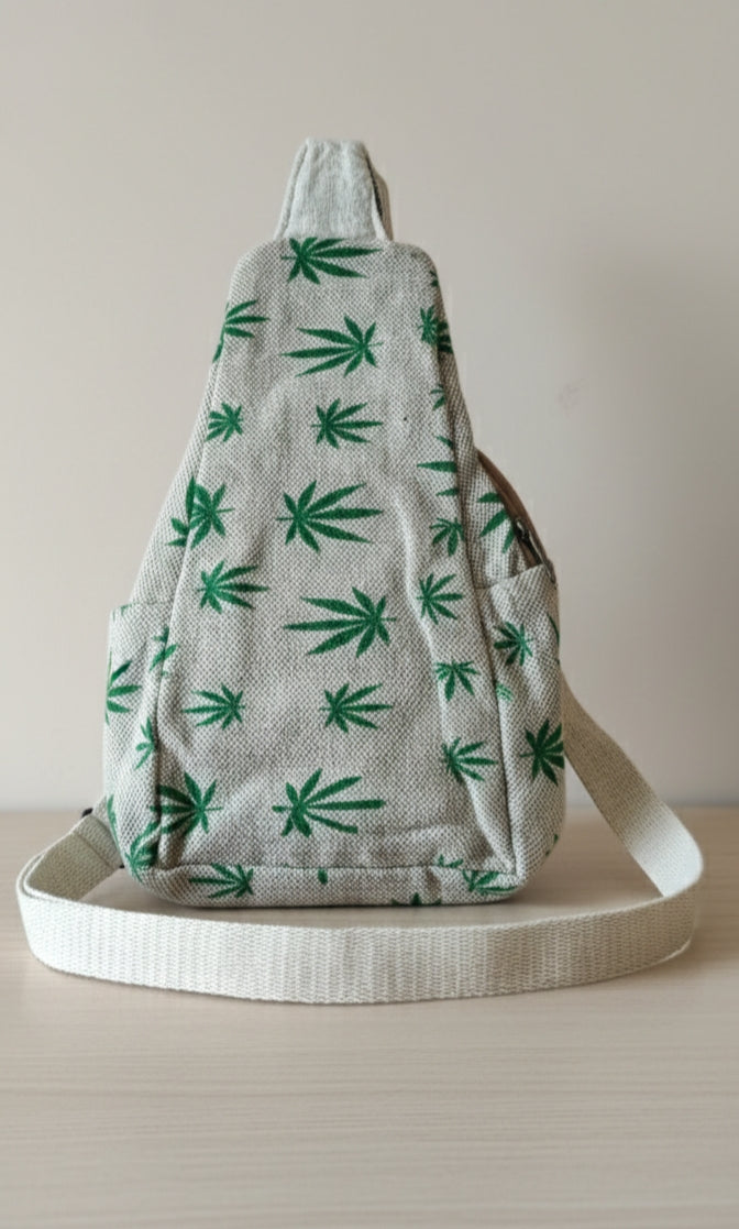 Unisex - Urban Leaf Sling Bag